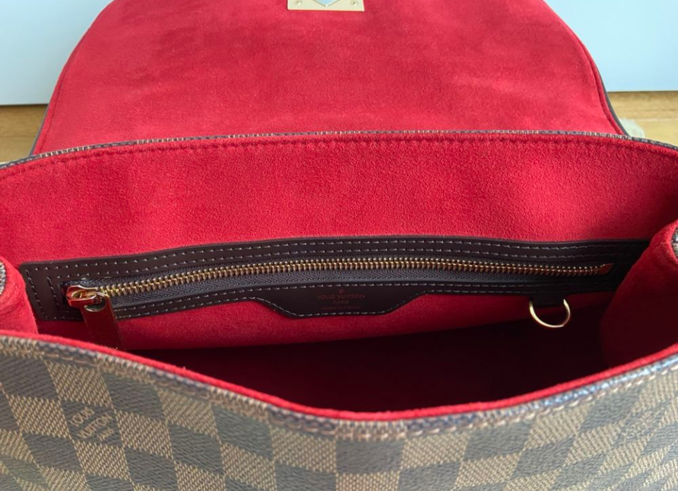 Preloved: Louis Vuitton Shoulder Bag, Model Bergamo Gm Damier