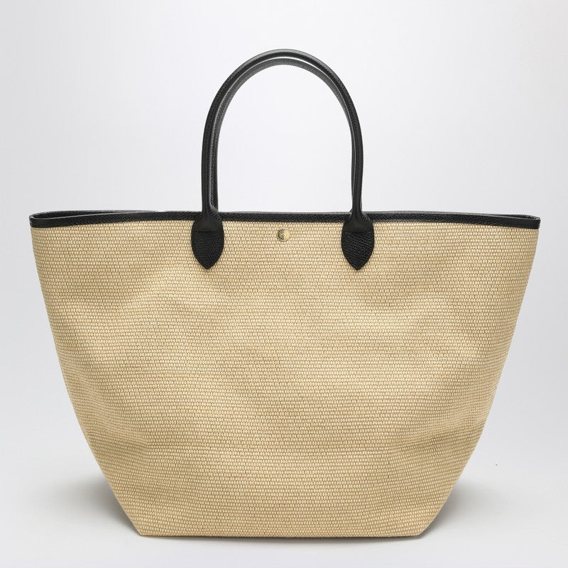 Longchamp Basket Bag L Le Pliage Black