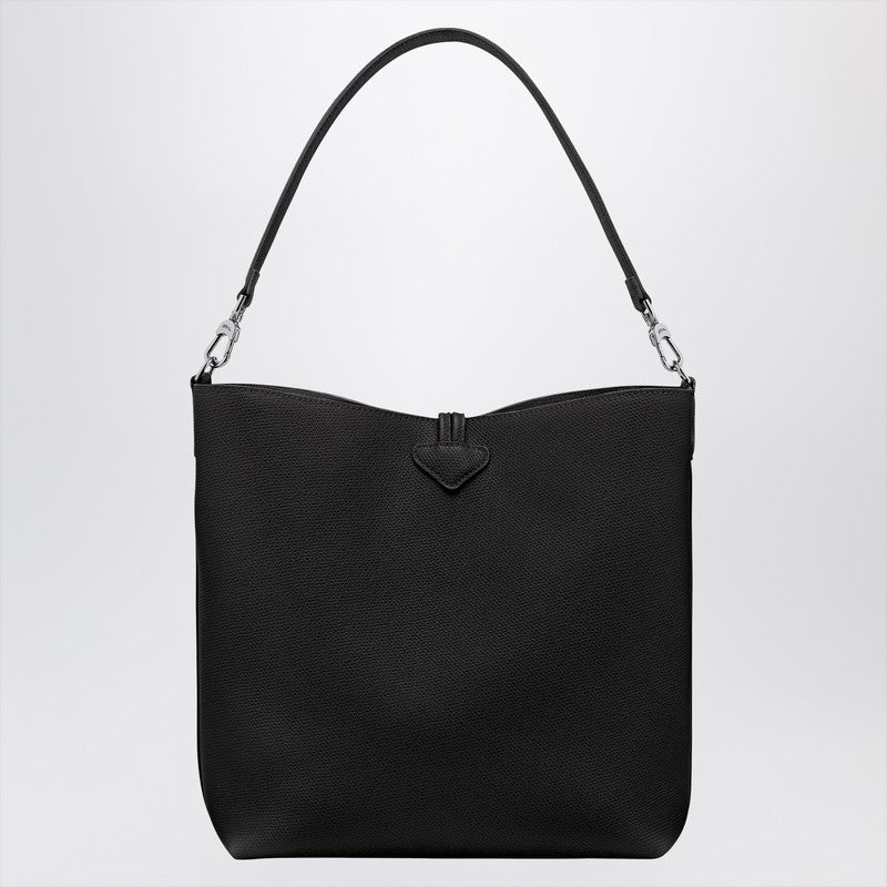 Longchamp M Le Roseau schwarze Hobo-Tasche