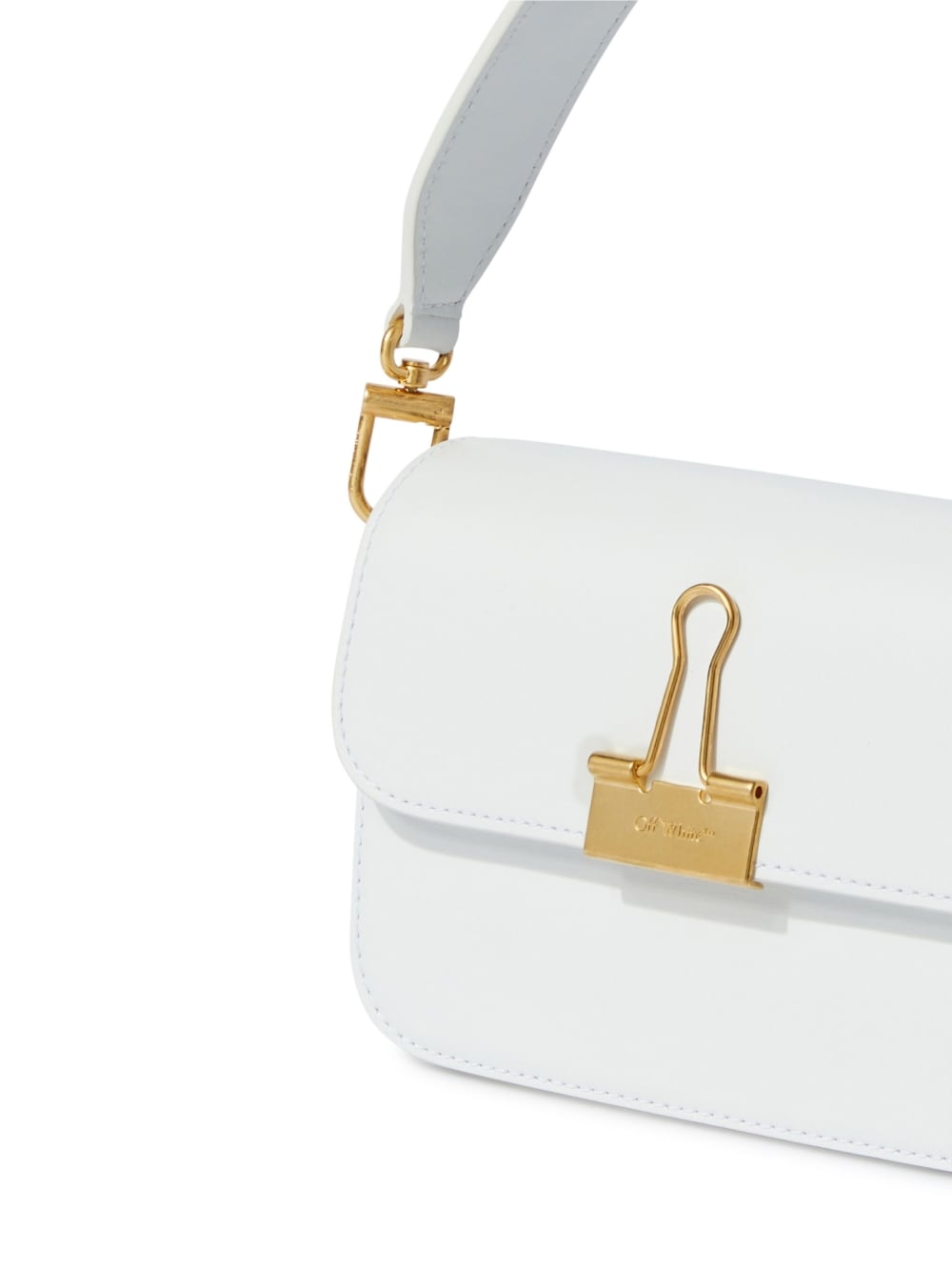 Off White Small Binder Shoulder Bag