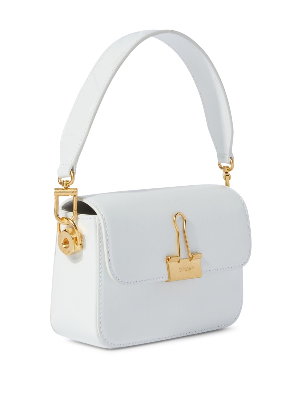 Off White Small Binder Shoulder Bag