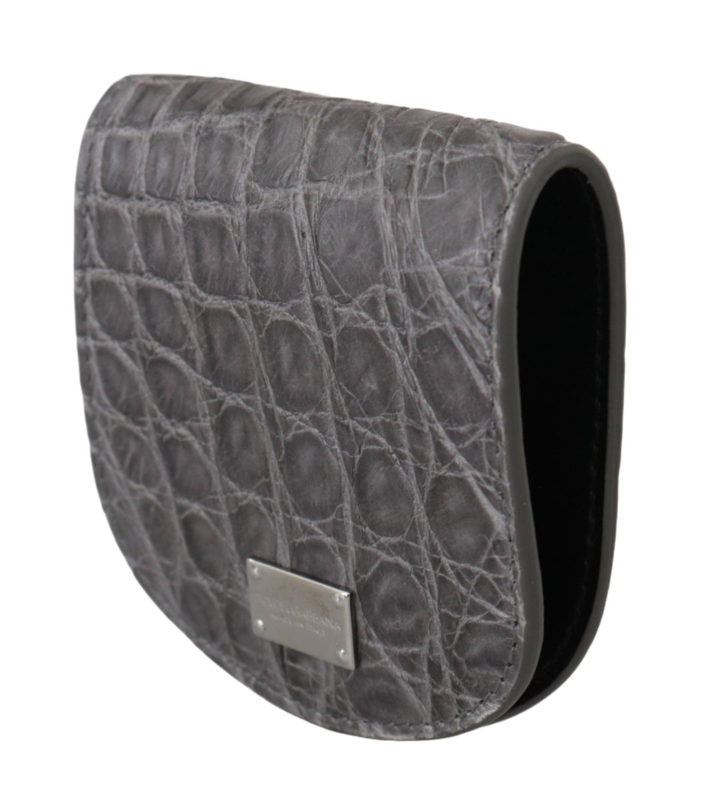 Dolce & Gabbana – Exotic Grey – Kondometui aus Leder