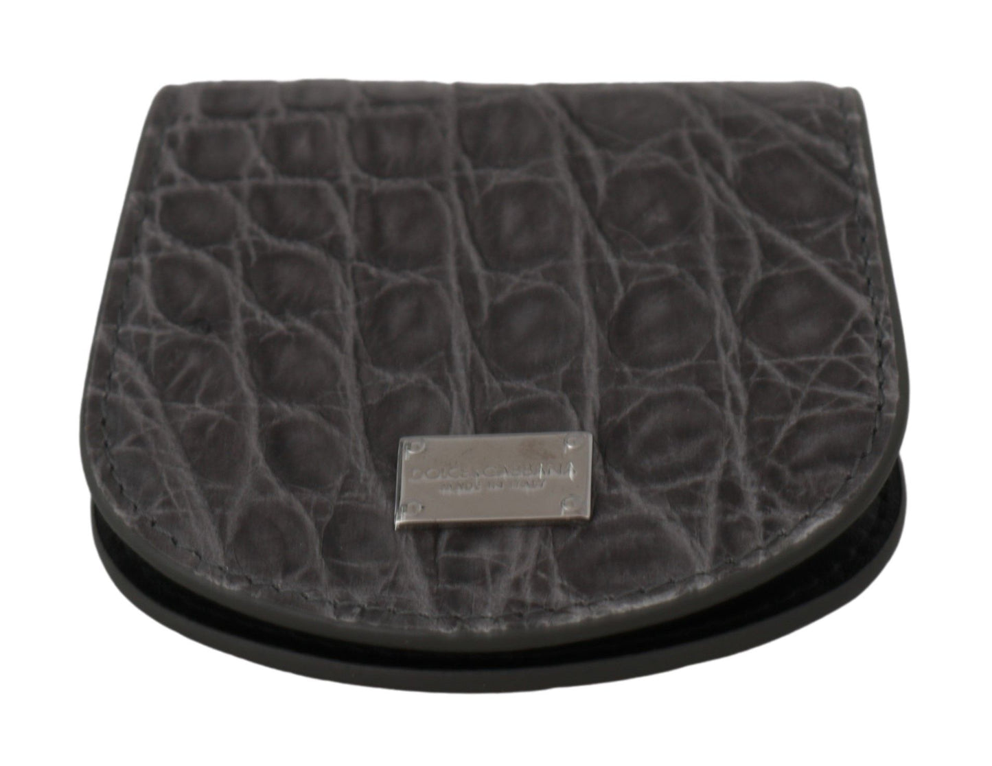 Dolce & Gabbana – Exotic Grey – Kondometui aus Leder