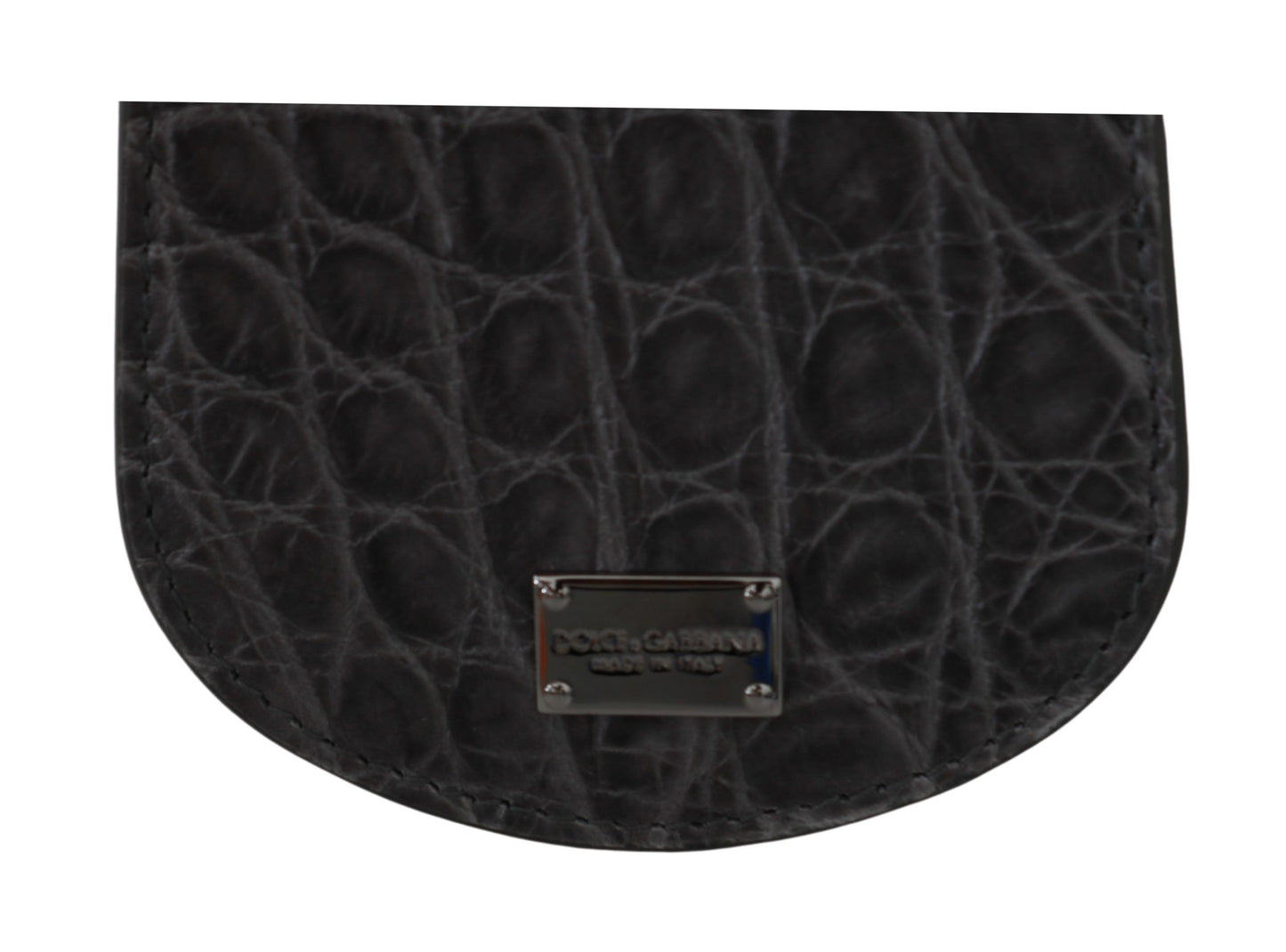 Dolce & Gabbana – Exotic Grey – Kondometui aus Leder