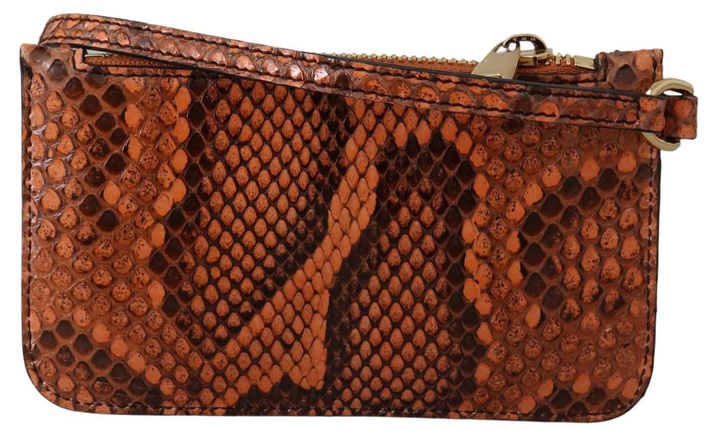 Dolce & Gabbana Élégante pochette en cuir à motif python