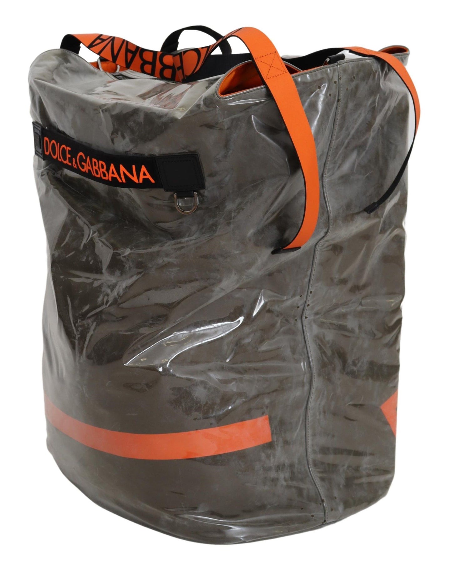 Grand sac fourre-tout en tissu vert somptueux Dolce & Gabbana