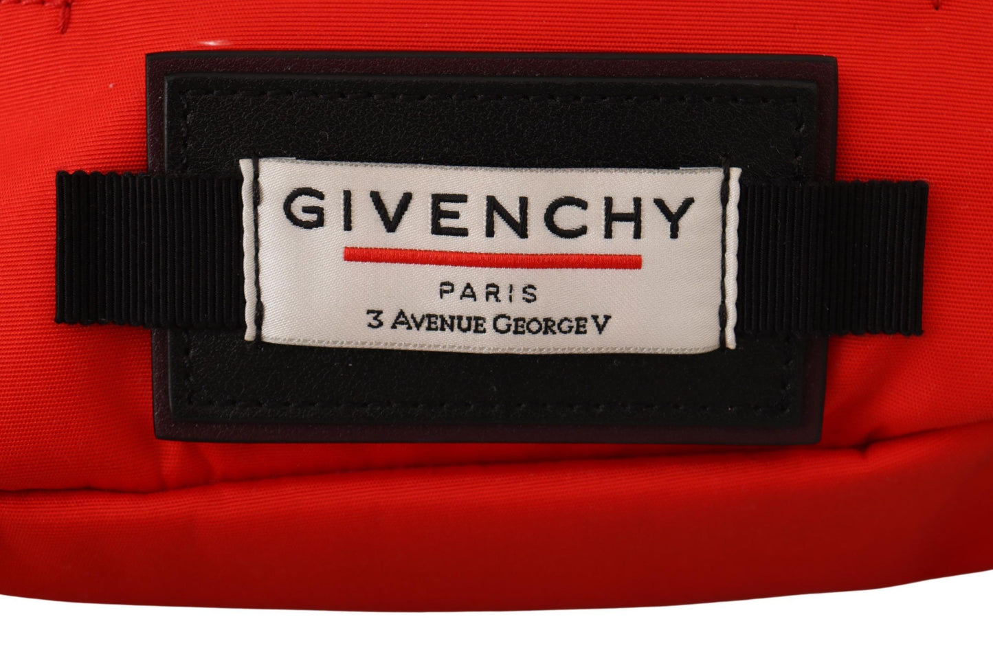 Givenchy Elegant Large Bum Belt Bag in Red and Black at The Platonist