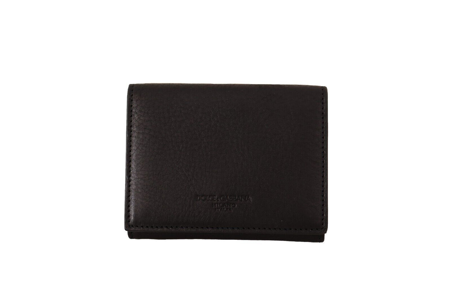 Dolce & Gabbana Élégant trousse multi-poches en cuir noir