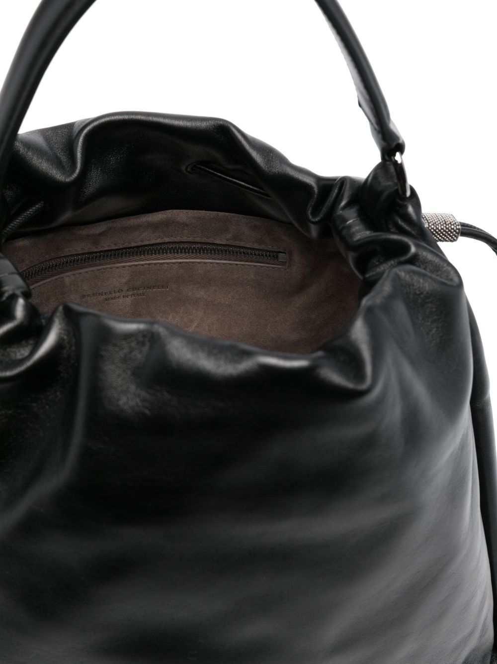 Brunello Cucinelli Soft Leather Mellow Bucket Bag