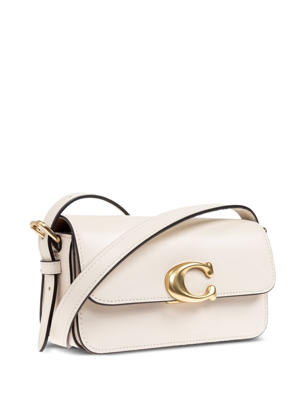 Coach Flap Zoe Leather Shoulder Bag