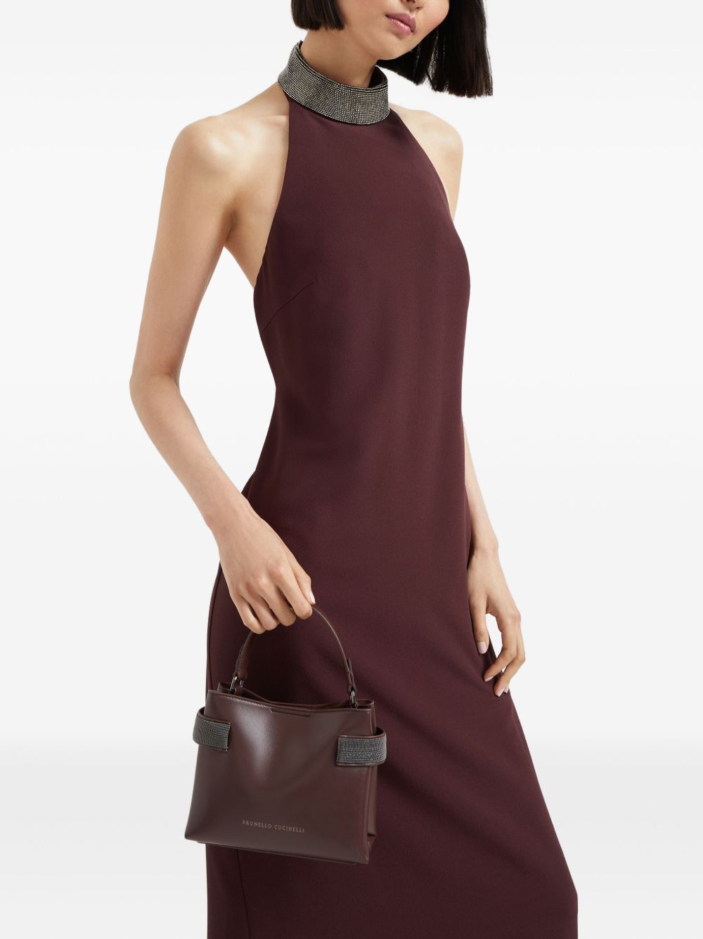 Brunello Cucinelli Bordeaux Bag