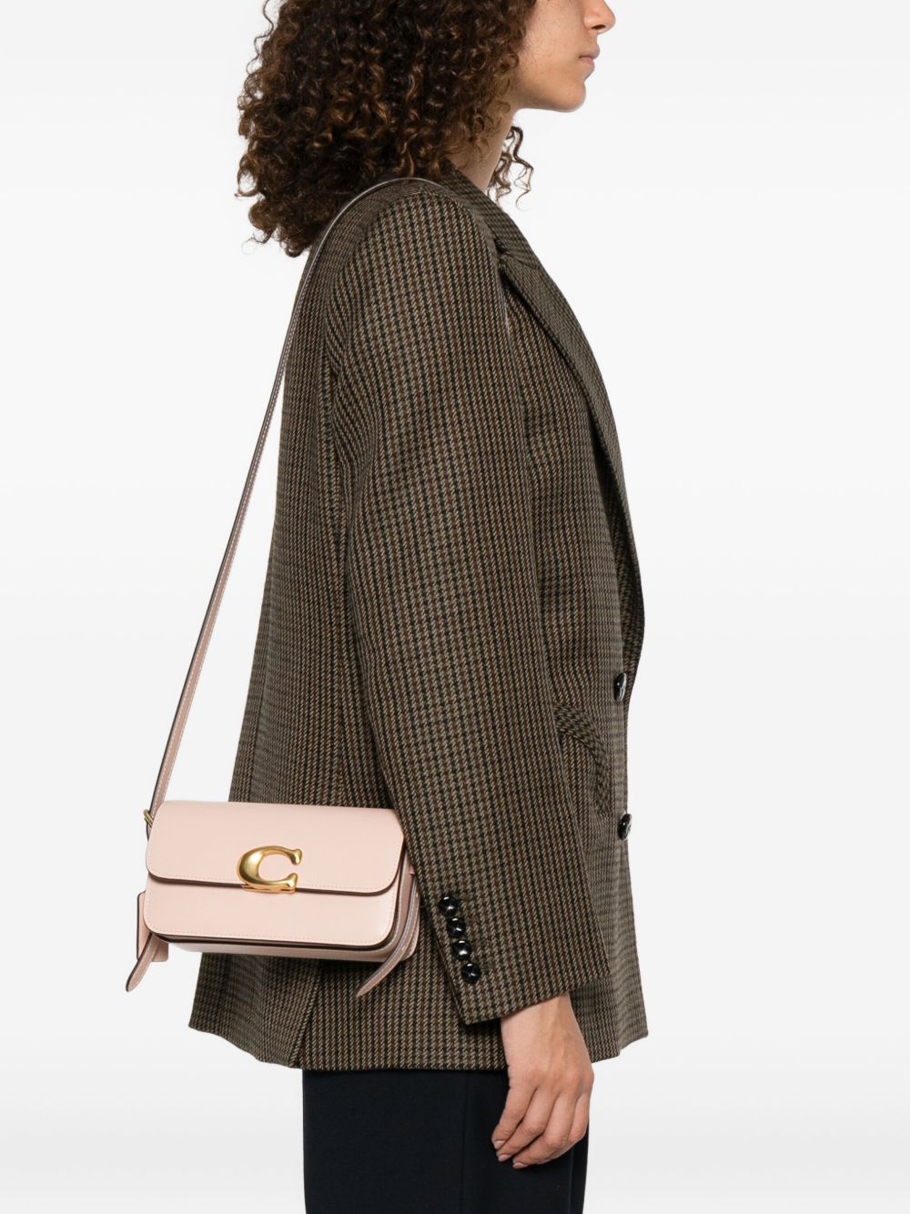 Coach Zoe Leather Shoulder Bag