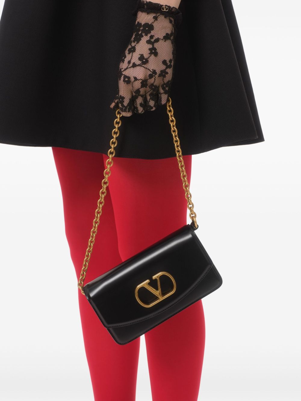 Petite pochette en cuir Vain de Valentino Garavani