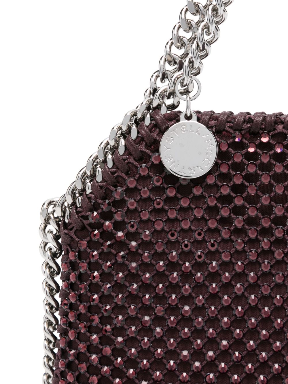 Mini sac fourre-tout Falabella Crystal de Stella Mccartney