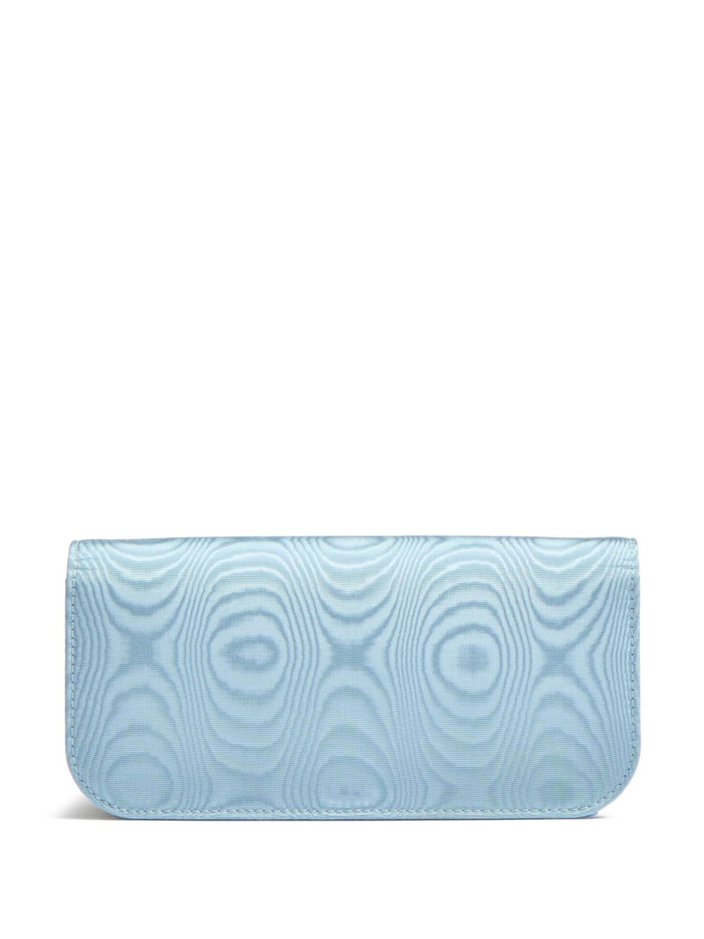 Valentino Garavani - Pochette Locò en tissu moiré avec logo bijou