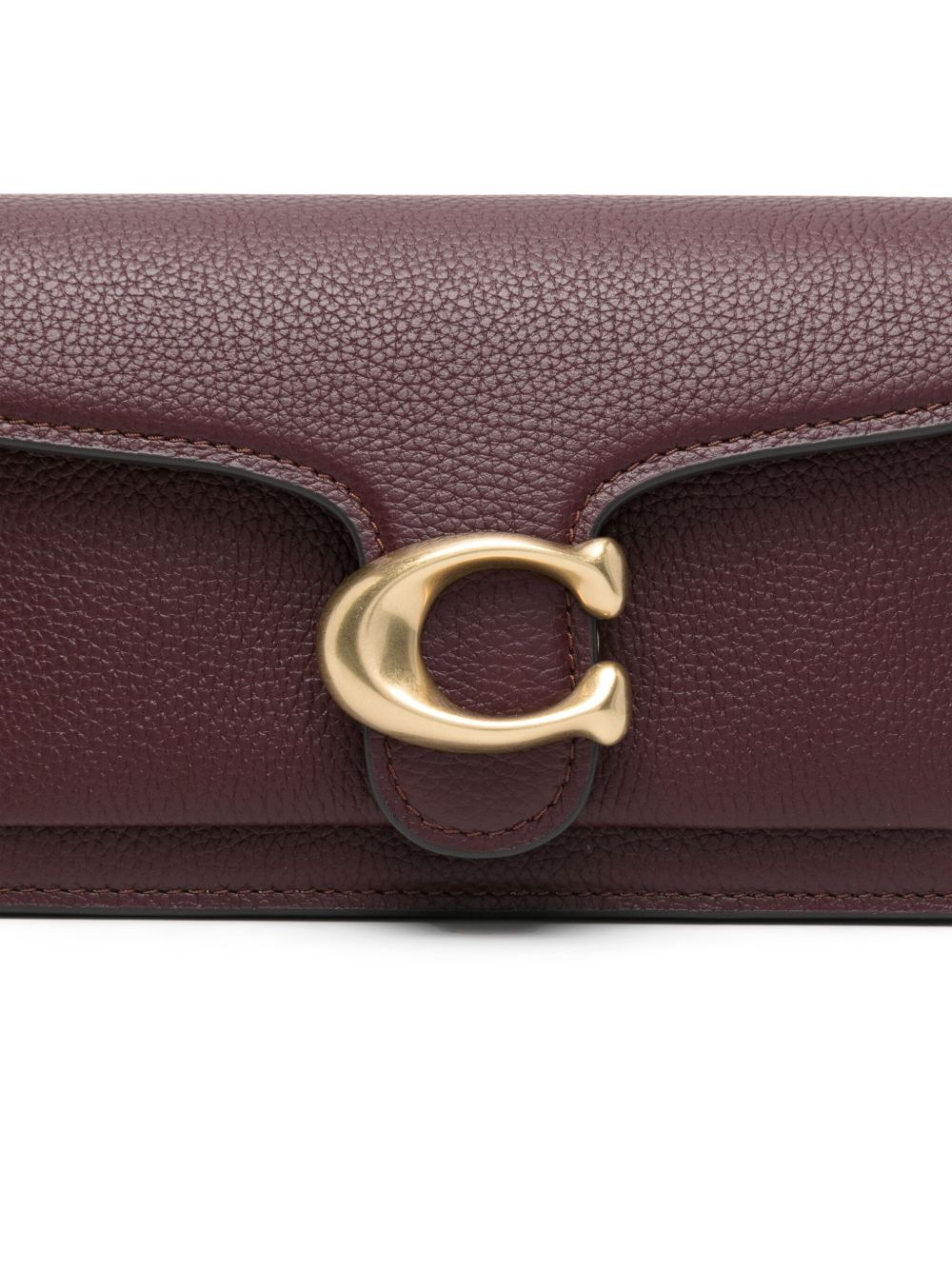 Coach Leather Tabby 20 Crossbody Bag Brown