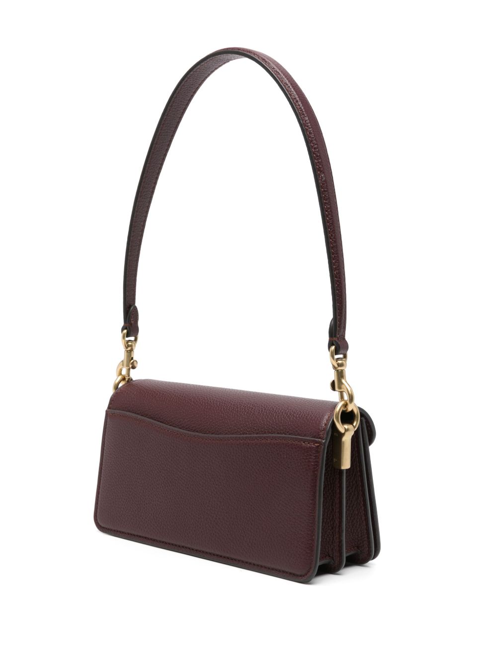 Coach Leather Tabby 20 Crossbody Bag Brown