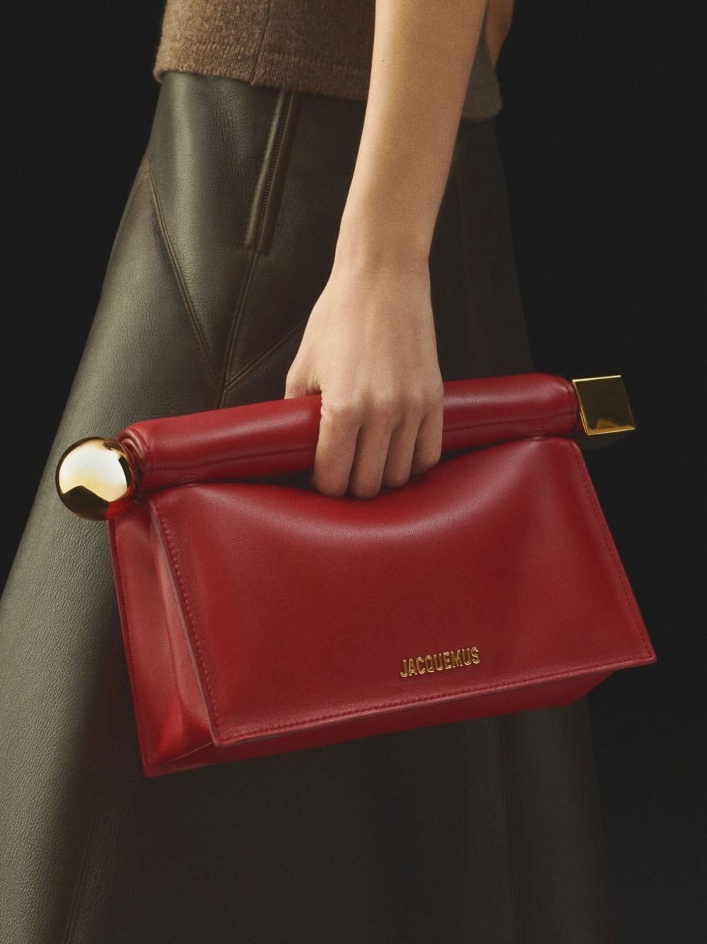 Jacquemus La Pochette Rond Carré Clutch