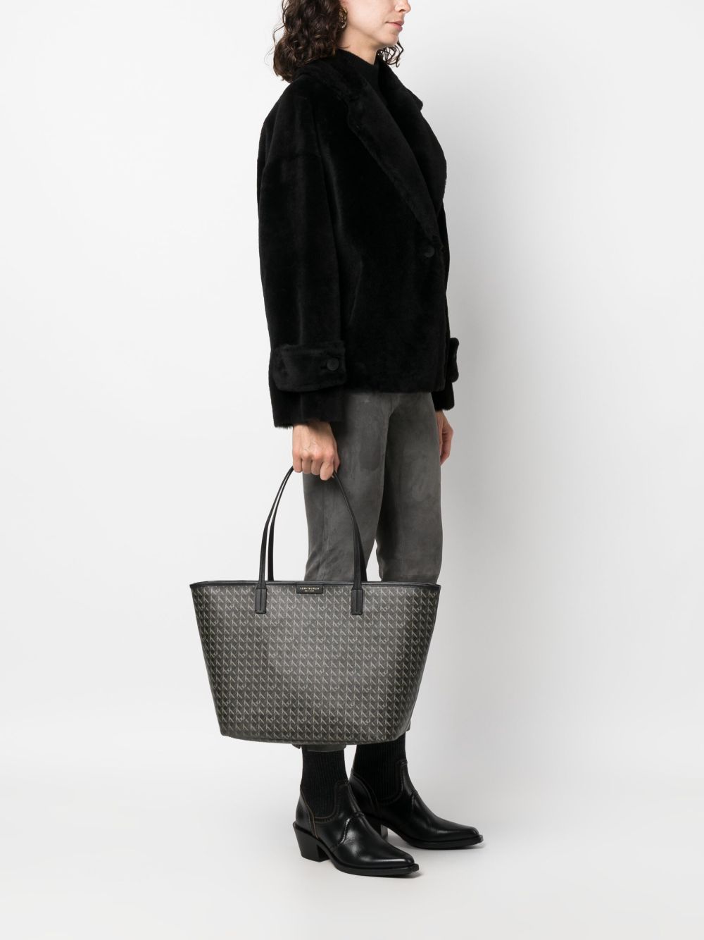 Tory Burch Cotton Black Tote