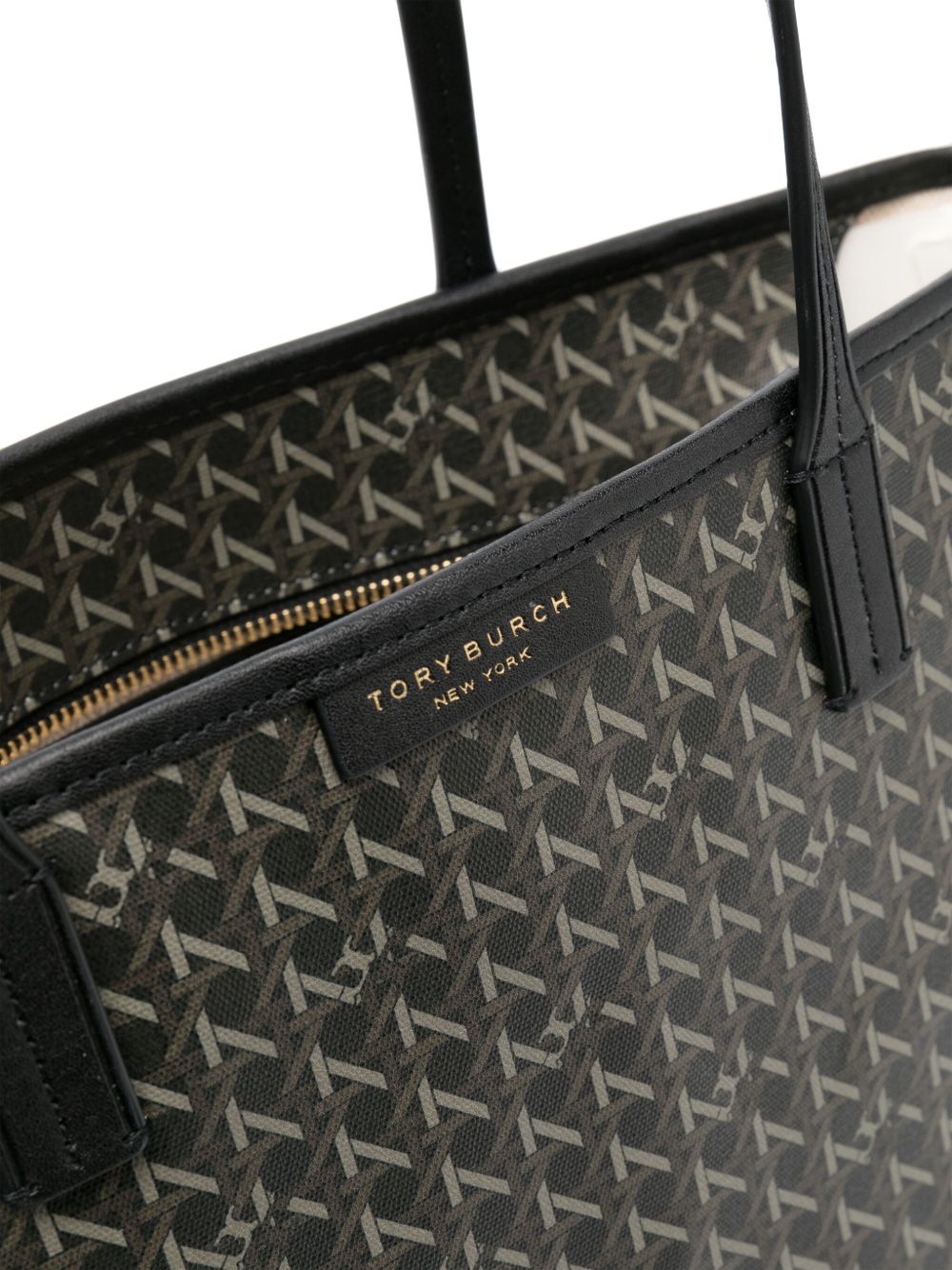 Tory Burch Cotton Small Black Tote