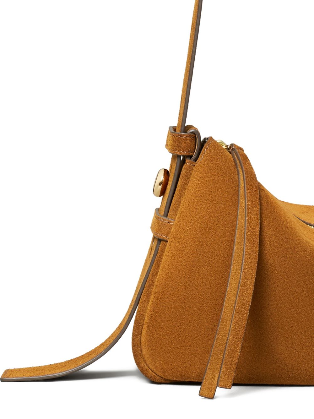Tory Burch Romy Shoulder Bag Brown Leather