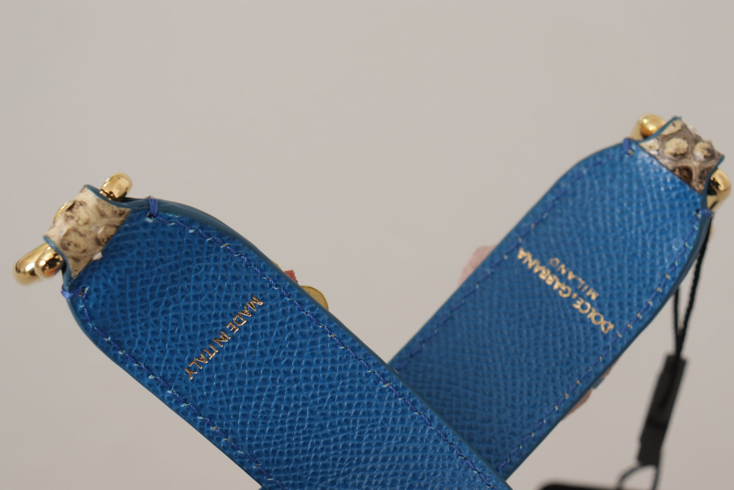 Dolce & Gabbana Elegantes beiges Pythonlederarmband