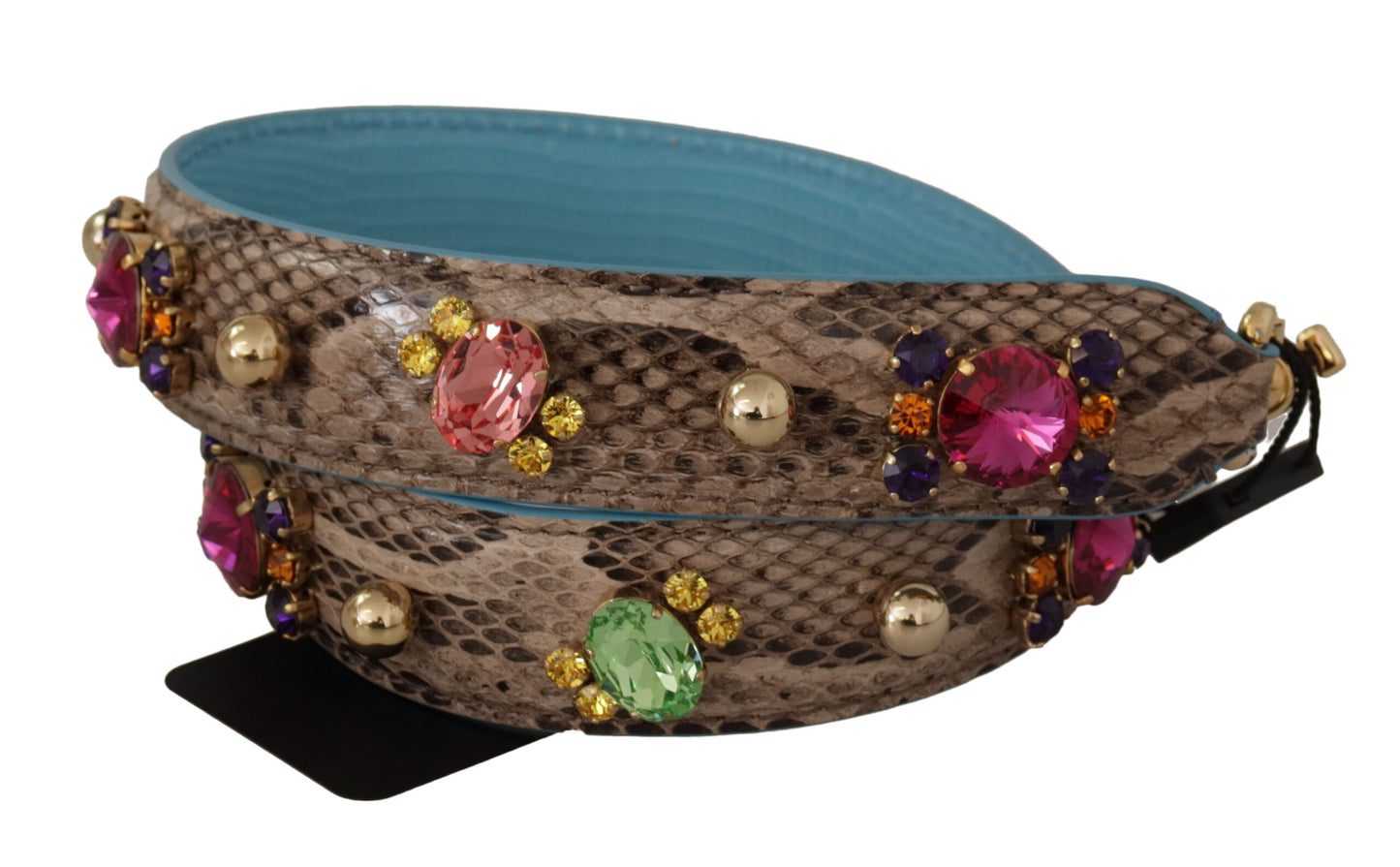 Accessoire élégant à bandoulière en cuir de python Dolce & Gabbana
