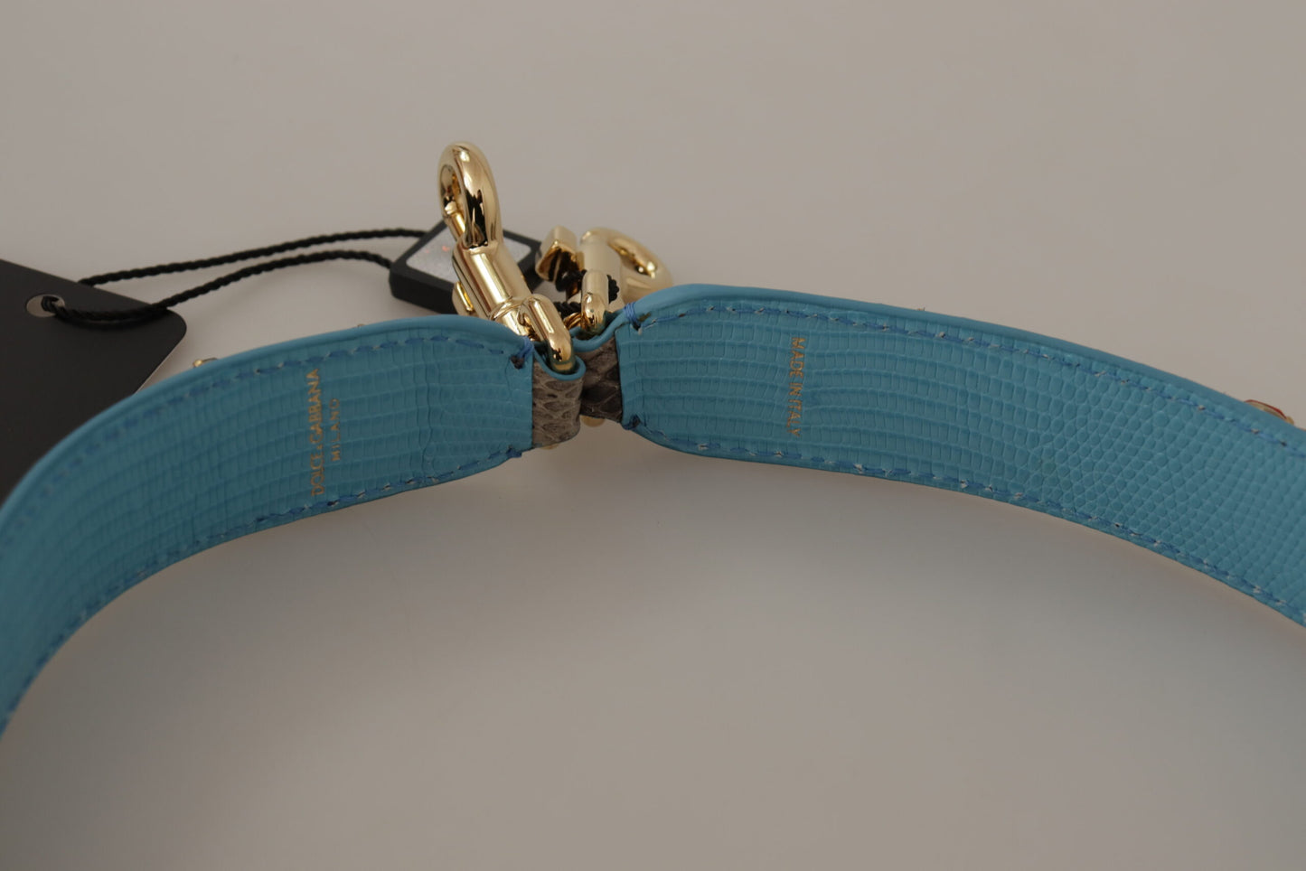 Accessoire élégant à bandoulière en cuir de python Dolce & Gabbana