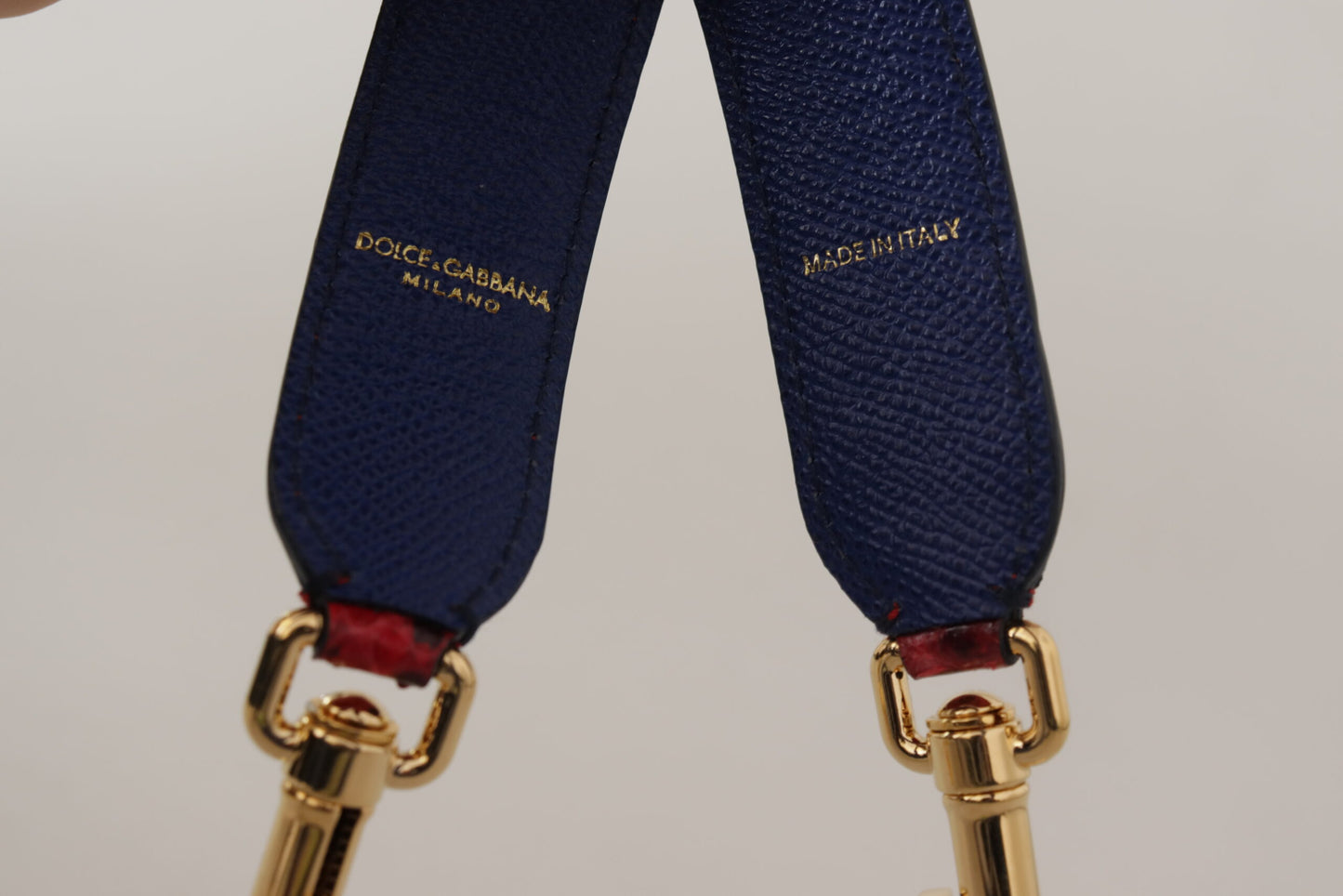 Dolce & Gabbana Chic Schultergurt aus rotem Pythonleder