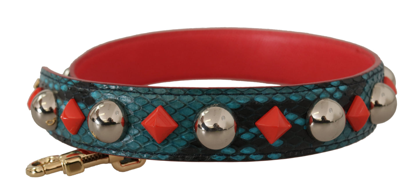 Bandoulière en cuir vert émeraude Dolce & Gabbana