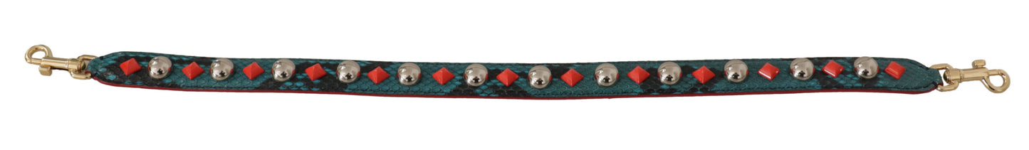 Bandoulière en cuir vert émeraude Dolce & Gabbana