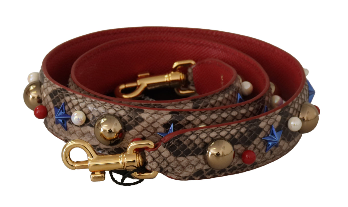 Bandoulière élégante en cuir de python Dolce & Gabbana