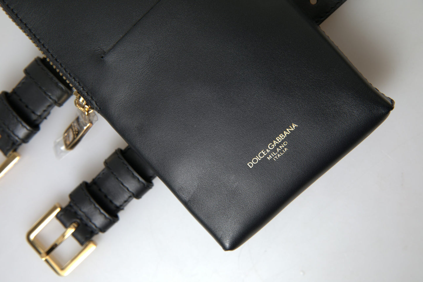 Pochette-bracelet élégante en cuir Dolce & Gabbana