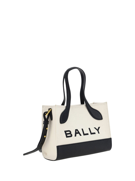 Bally Chic Contrast Mini Leather Handbag at The Platonist