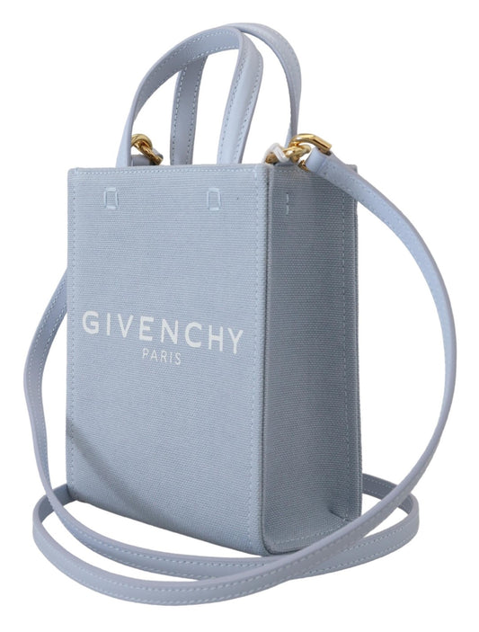 Givenchy Chic Cloud Blue Cotton Mini Bag at The Platonist