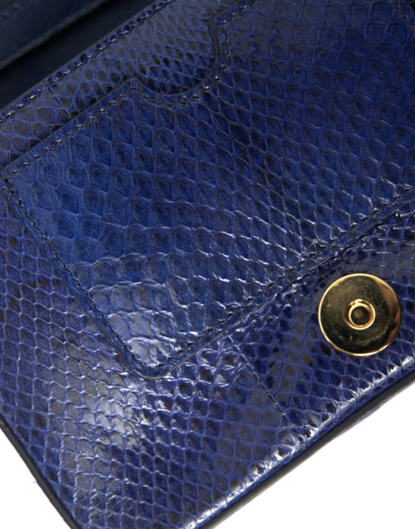 Dolce & Gabbana - Sac bandoulière en fourrure de vison bleu exquis