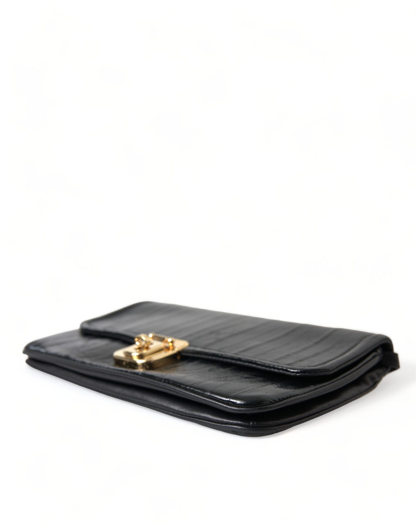 Dolce & Gabbana Elegante Schultertasche aus Aalleder