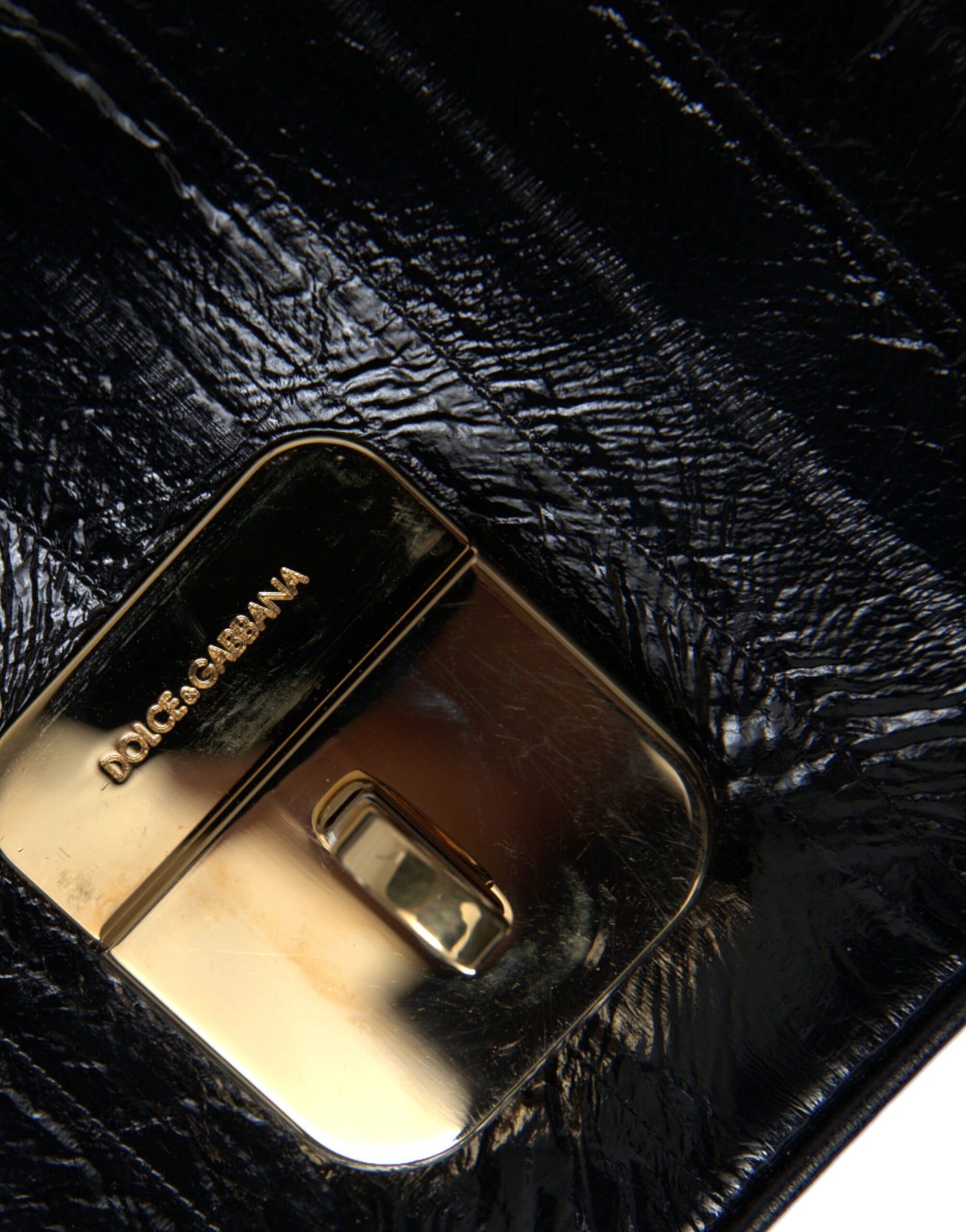 Dolce & Gabbana Elegante Schultertasche aus Aalleder