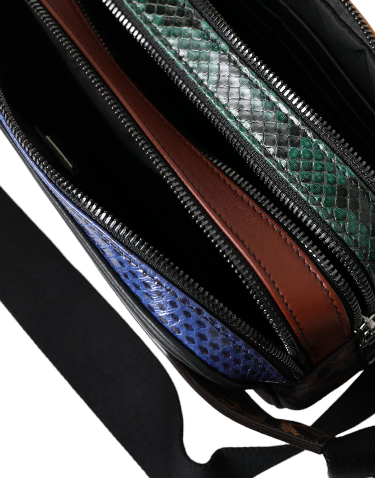 Sac ceinture léopard en cuir exotique Dolce & Gabbana