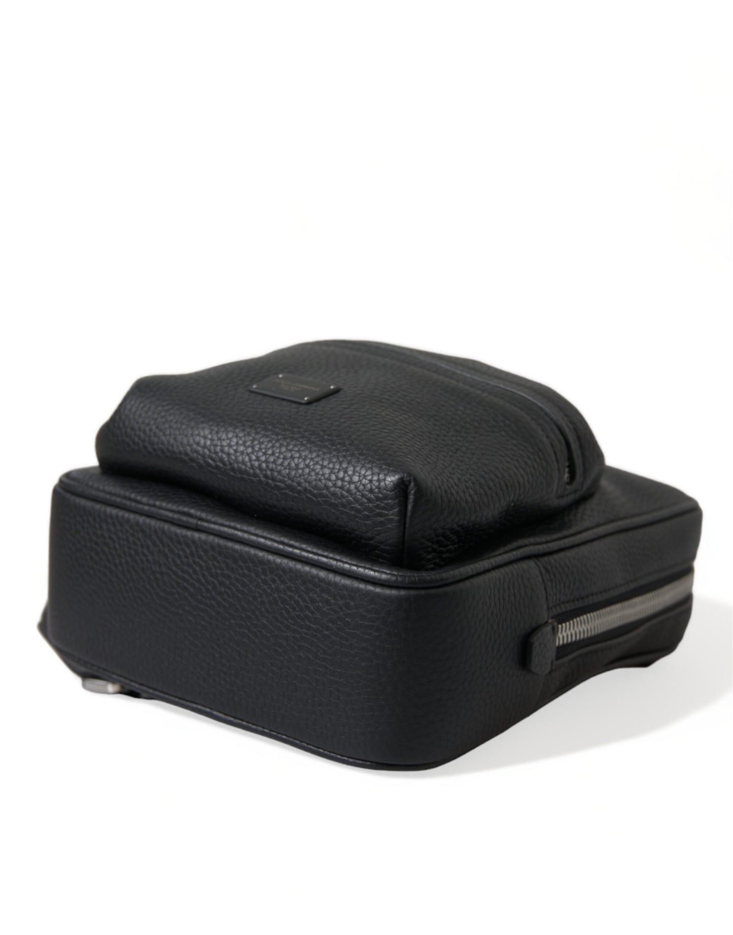 Petit sac à dos Dolce & Gabbana Chic en cuir de veau noir