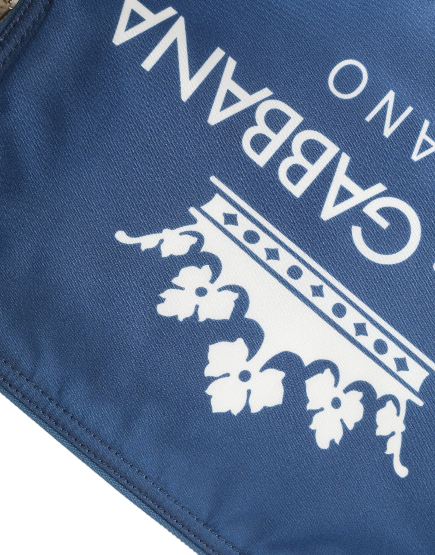 Pochette zippée élégante en nylon bleu Dolce & Gabbana
