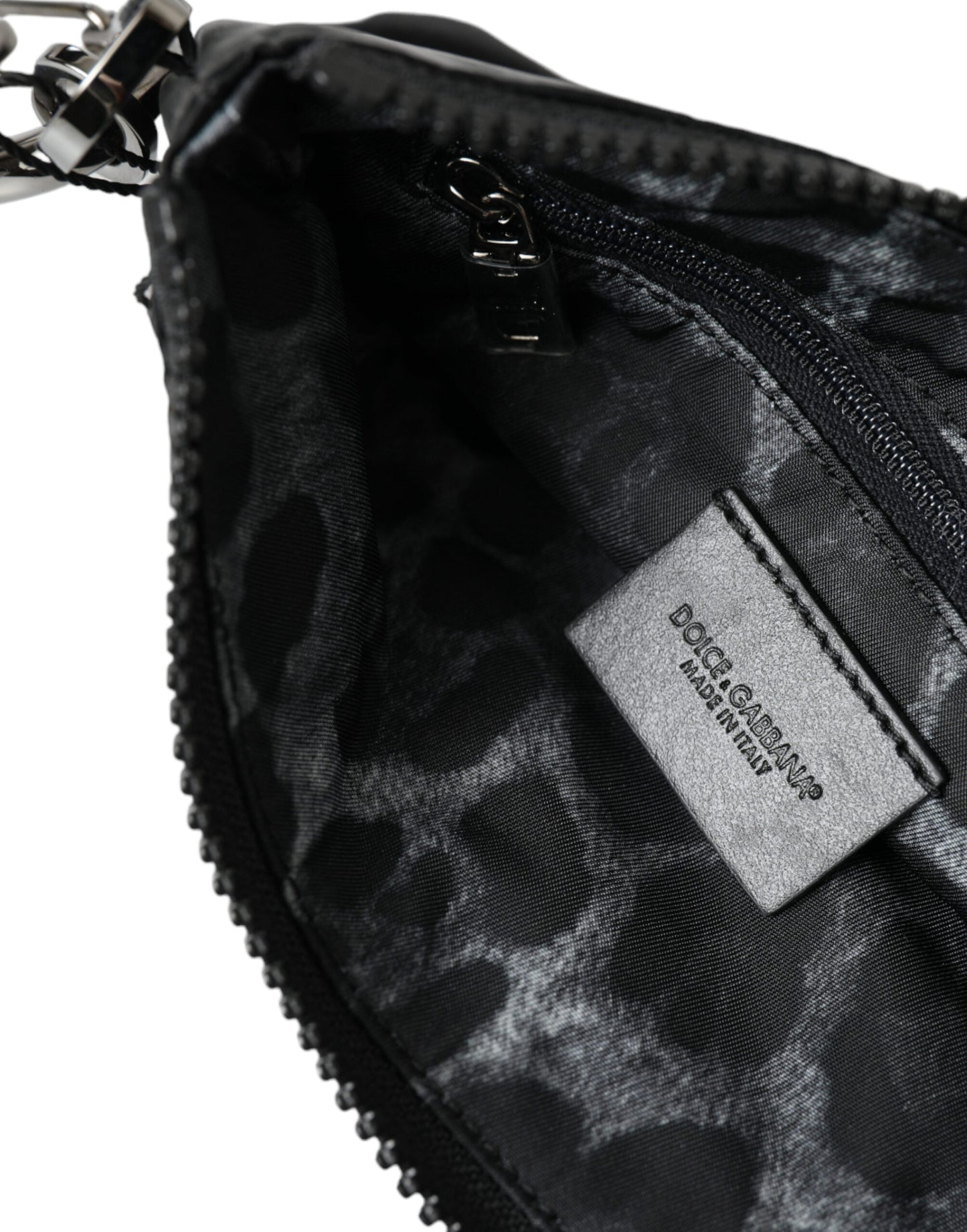 Dolce & Gabbana Chic Designer-Tasche aus Nylon und Leder