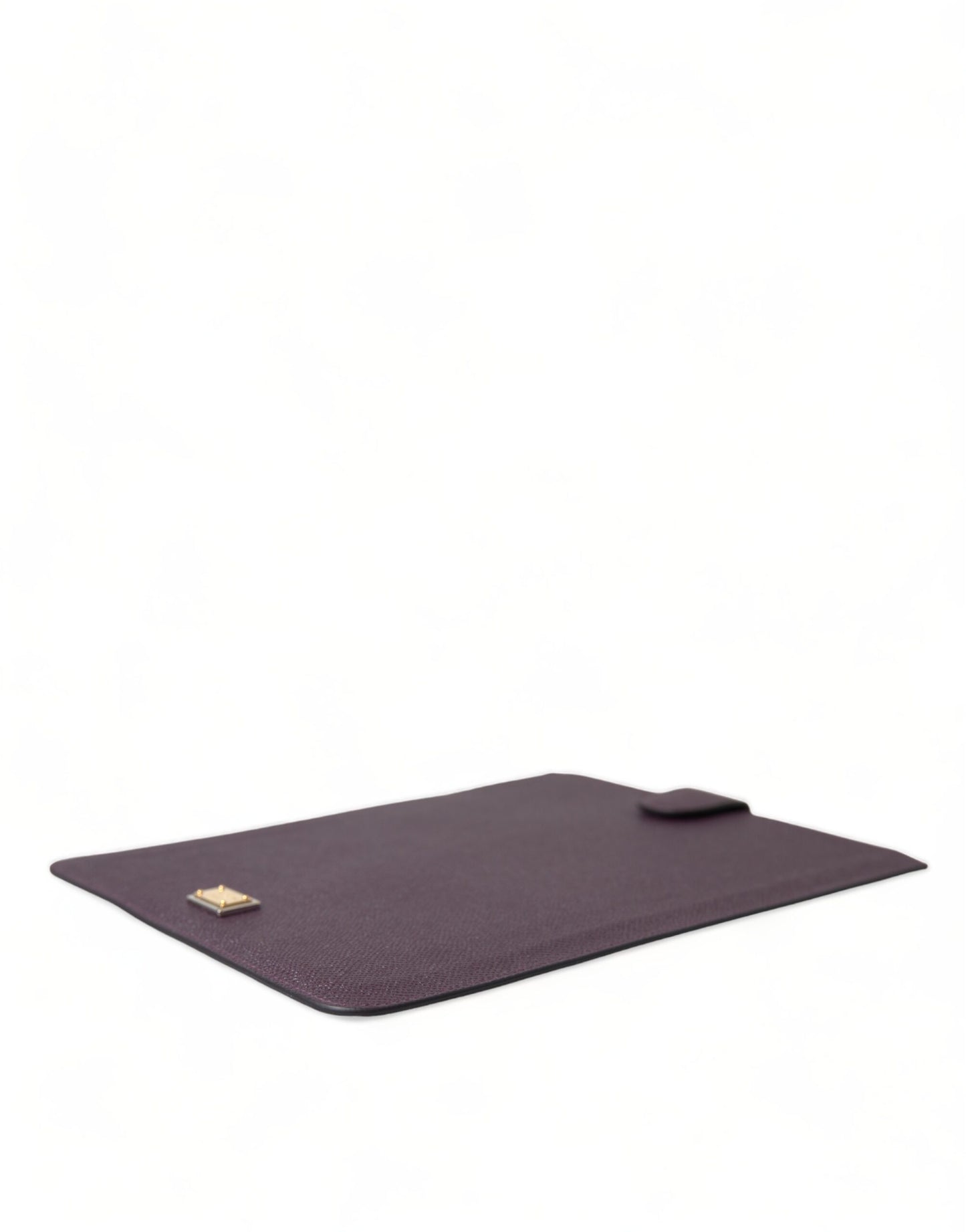 Dolce & Gabbana – Elegante Tablet-Tasche aus Leder in sattem Braun