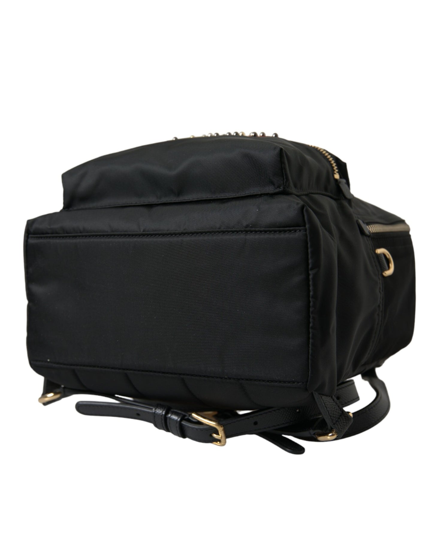 Dolce & Gabbana – Schwarzer, verzierter Rucksack „Vulcano“