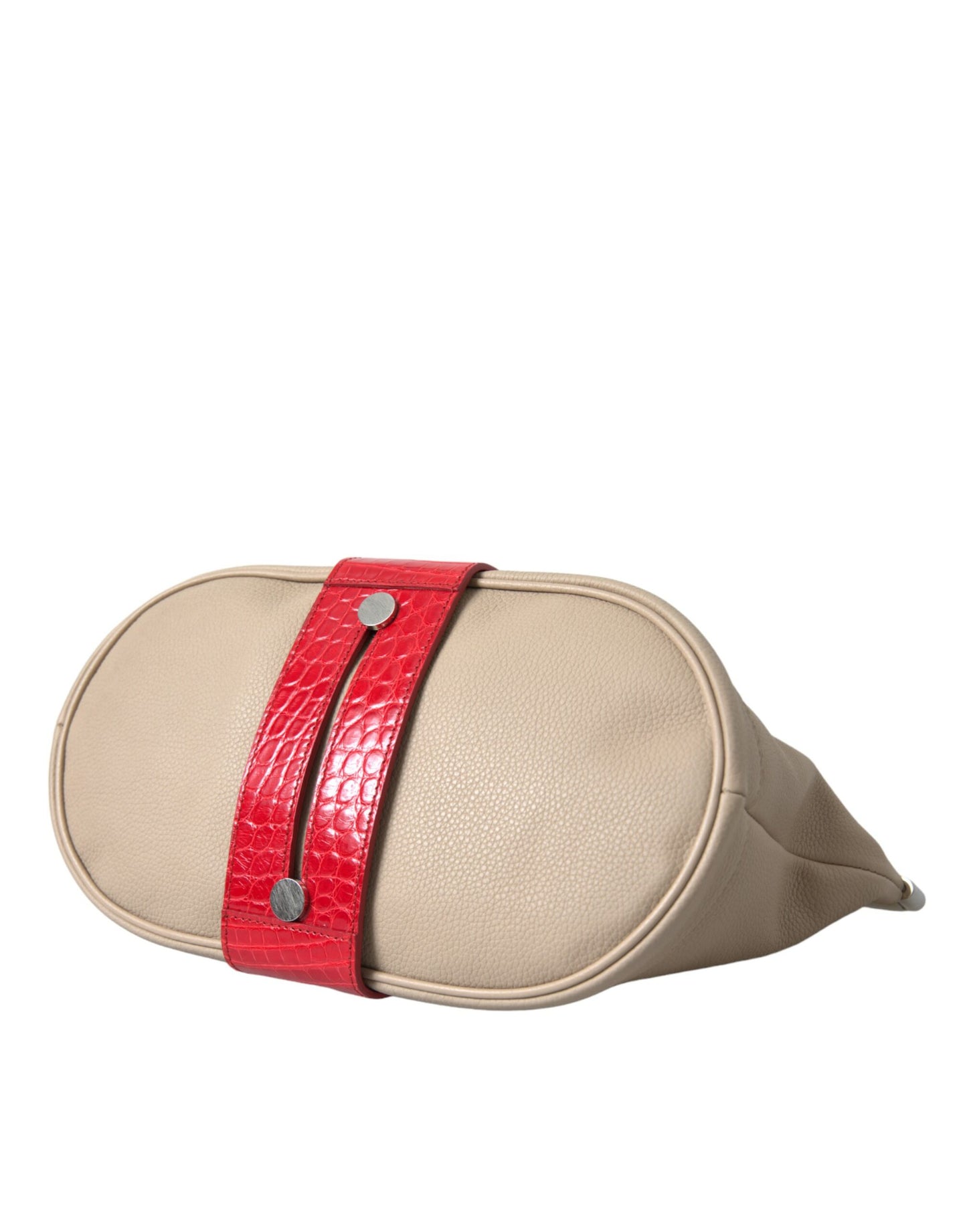 Balenciaga Two Tone Exotic Leather Clutch at The Platonist