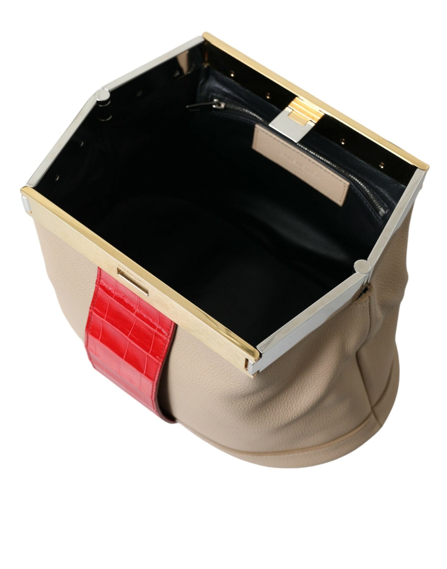 Balenciaga Two Tone Exotic Leather Clutch at The Platonist