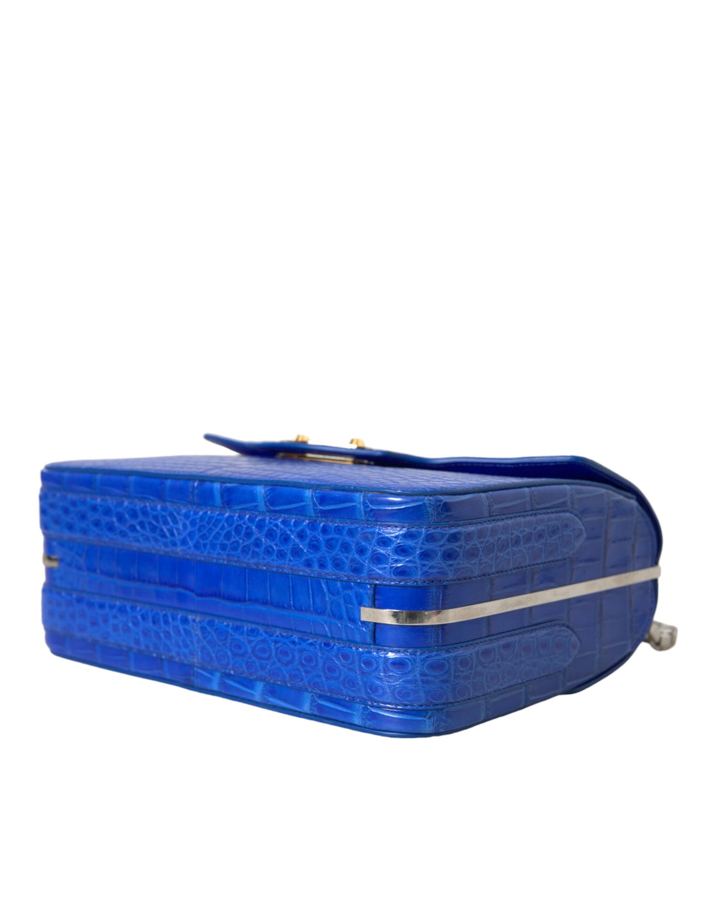 Sac à bandoulière Balenciaga Chic en peau d'alligator avec chaîne