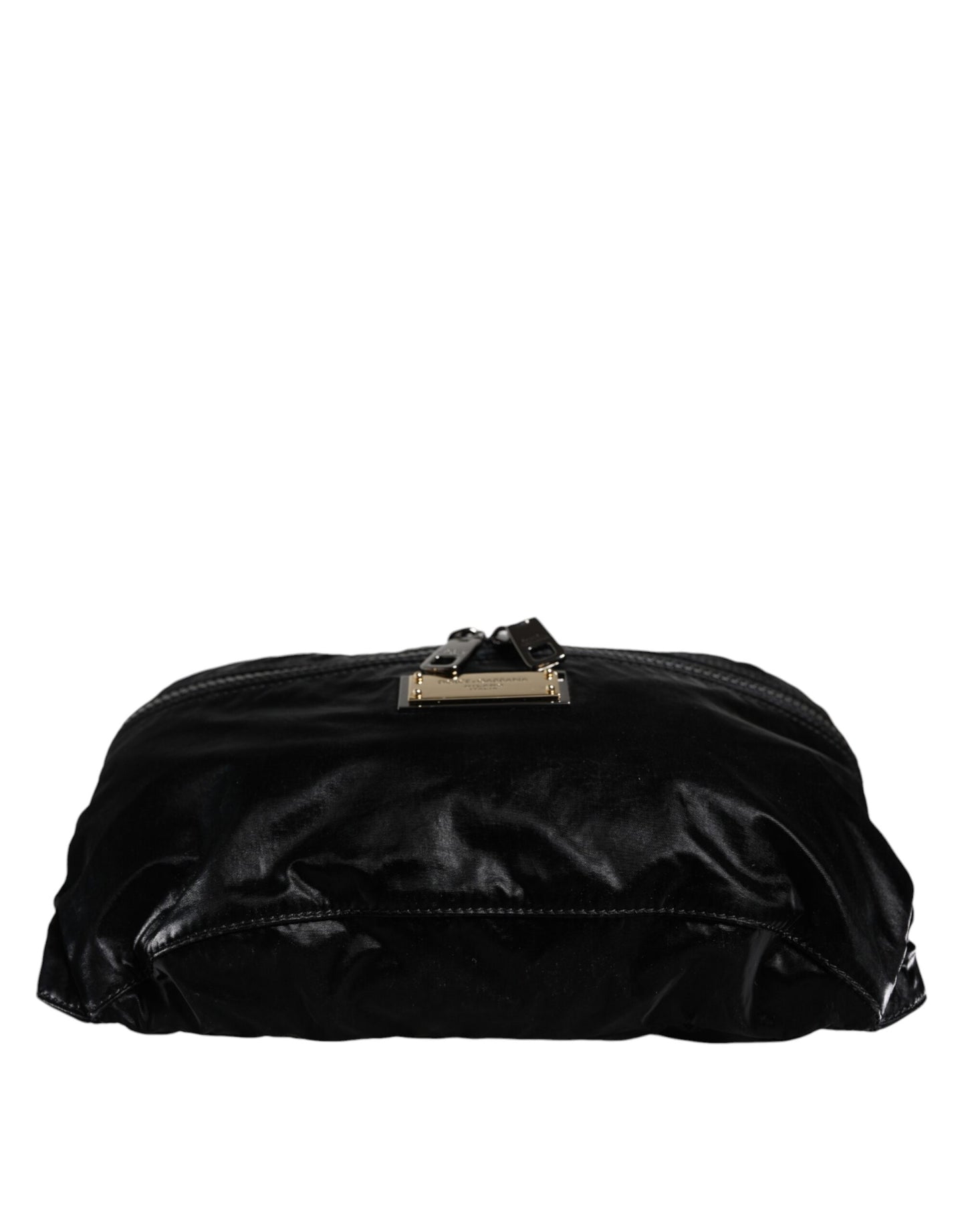 Dolce & Gabbana – Gürteltasche aus schwarzem Nylongewebe