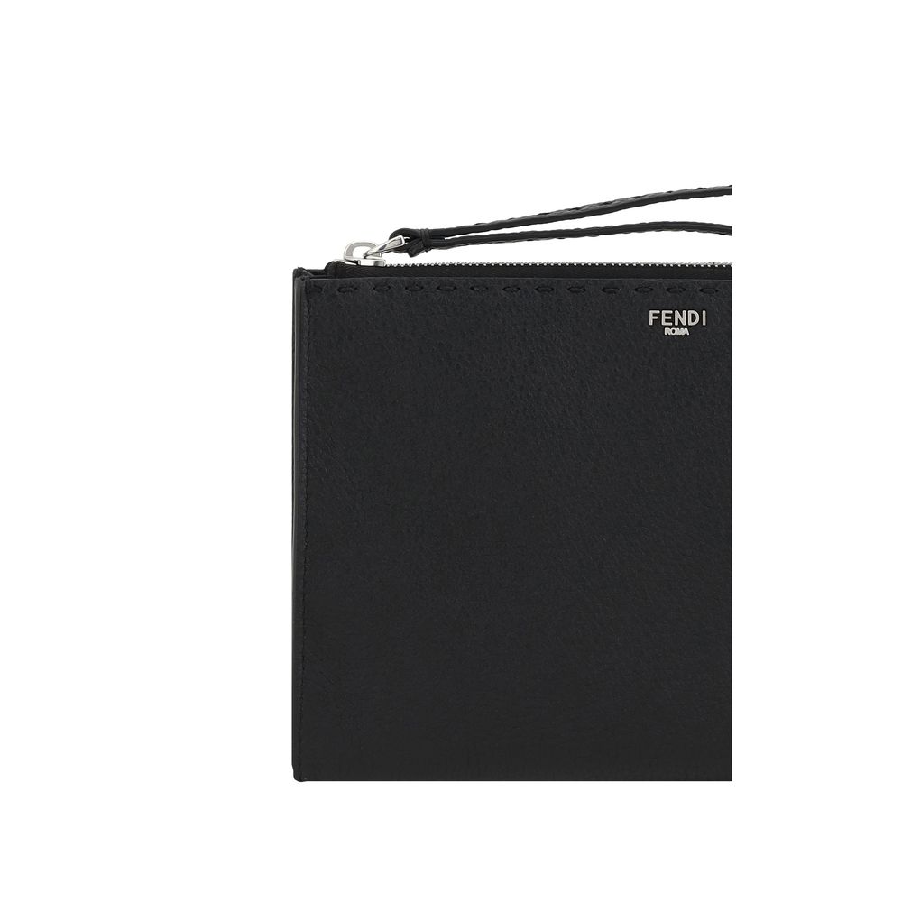 Fendi Leder-Beuteltasche