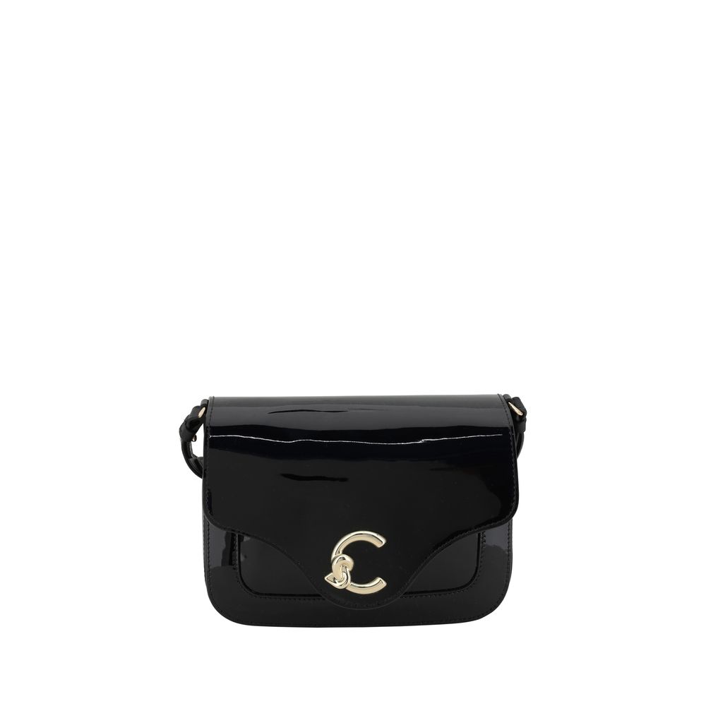 Sac à bandoulière verni Coccinelle C-Me